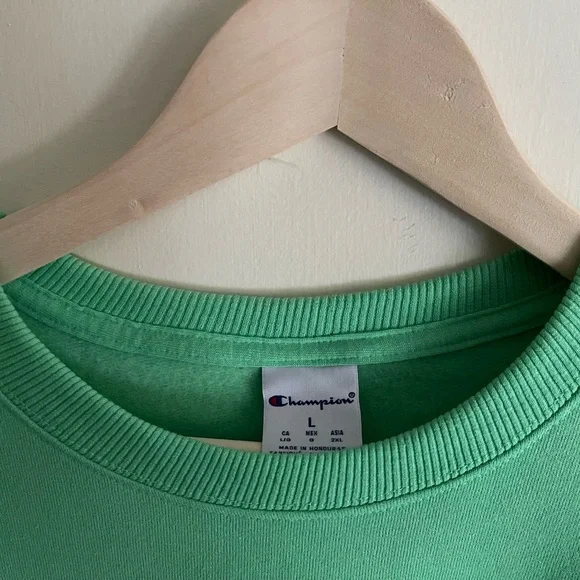 Champion® Women's Powerblend Classic Script Crew Neck - Picture 10 of 11